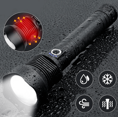 LUZ IMPARABLE: Linterna de Alta Potencia con Zoom
